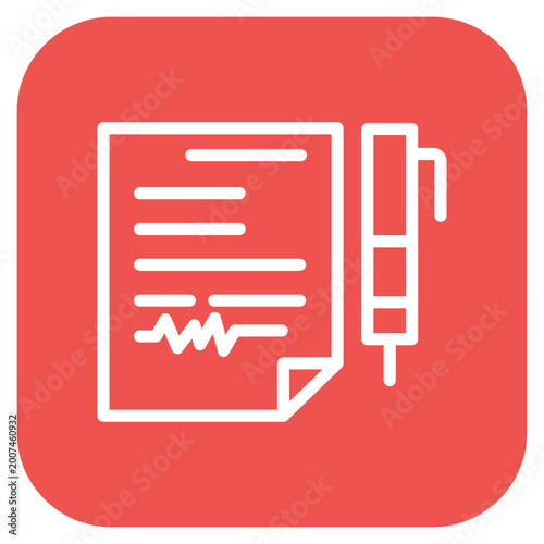 Oil Contract Icon Style
