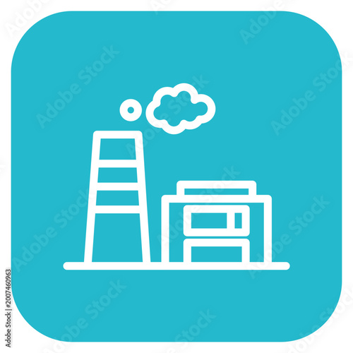 Power Plant Icon Style