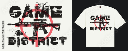Cuadro en lienzo T-shirt graphic