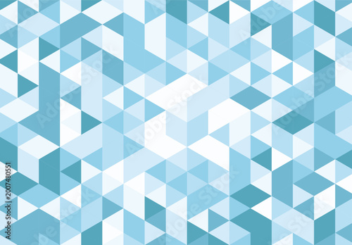 blue random geometric abstract design