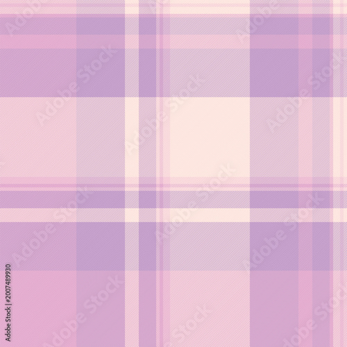 Ceremony plaid vector check, inspiration texture textile fabric. Online tartan seamless background pattern in light and purple colors.