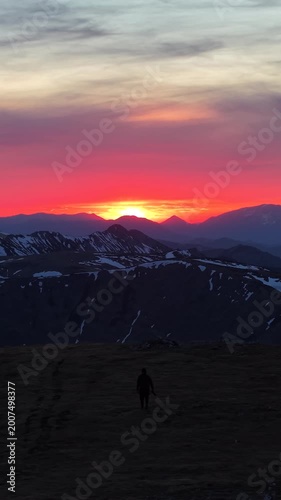 Sonnenuntergang Heukuppe - Rax - Hochsteiermark - Österreich