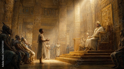Joseph interprets Pharaoh's dream