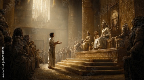Joseph interprets Pharaoh's dream