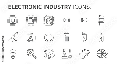 Technology Symbols for Graphic Design