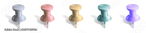 Fotografía Push Pin Icon Collection