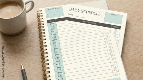 Daily schedule
