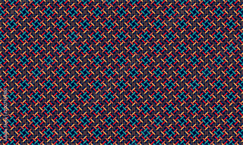 Seamless Textures with ethnic patterns. Navajo geometric abstract print. Decorative decoration with a rustic feel. The design is inspired by Native Americans. Colors are black and white.