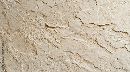 Mediterranean Plaster Wall Texture Close Up Aged Beige with Natural Patina