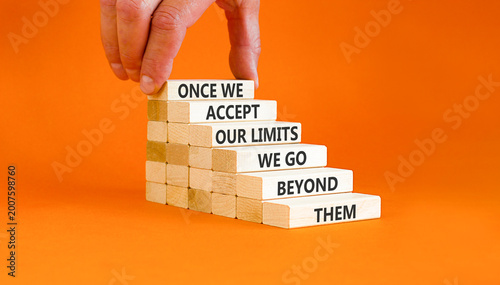 Fotografía Beyond limits symbol
