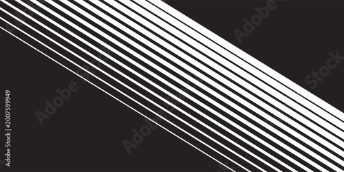Obraz na plátně Half tone gradient line pattern