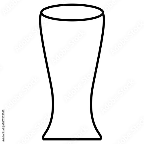 Collection of icons of glasses for various drinks in flat form. Several glass icons of beer, wine, alcohol, brandy, martini, champagne, Vector illustration isolated on.