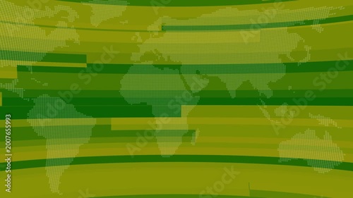 Digital World Map Interface for Broadcast News Open.4k video