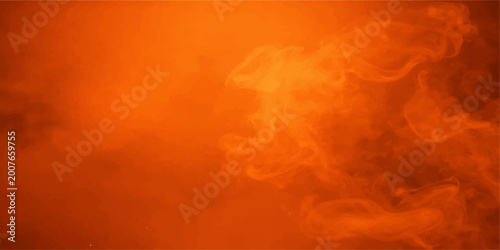 Foto Inferno fire flames in the sky with burning smoke and glowing orange red heat en
