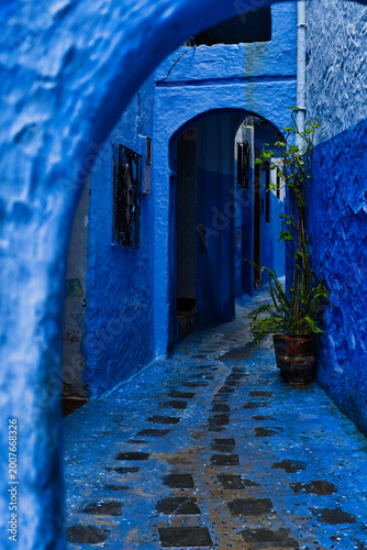 narrow street in the old town