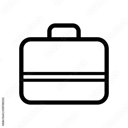 Black rolling suitcase isolated on white background travel luggage minimalist design