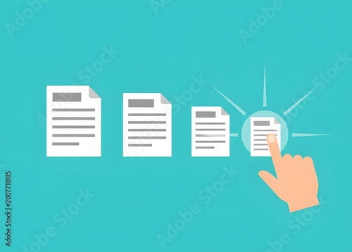 Reducing bureaucracy concept. Simplifying paperwork or required documentation. Useful for business administration, government reform, legal compliance, corporate efficiency and digital solutions.