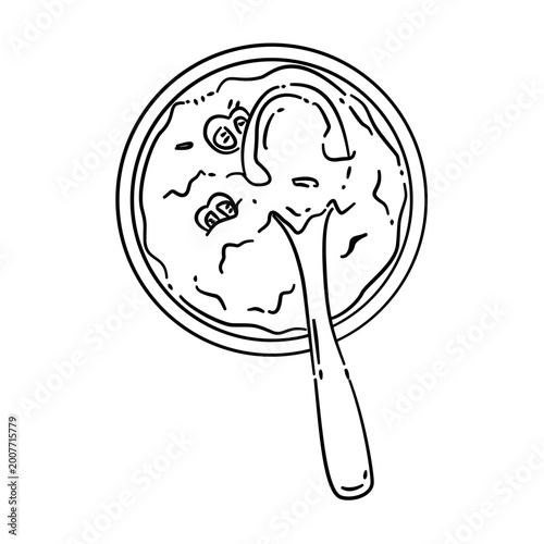 Foto tomato sauce in a bowl vector
