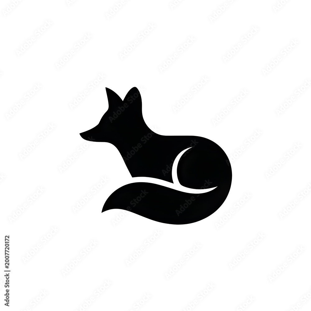 Fototapeta premium high quality a minimal vector icon featuring a fox si pQPJjshSsKCEfkMi A GsCbpvTYwngooYBJIA hd.pn