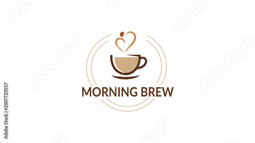 Morning Brew Logo Design Template
