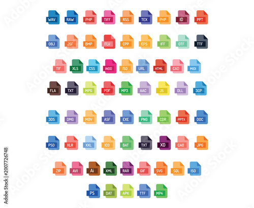 File Format Icons Set