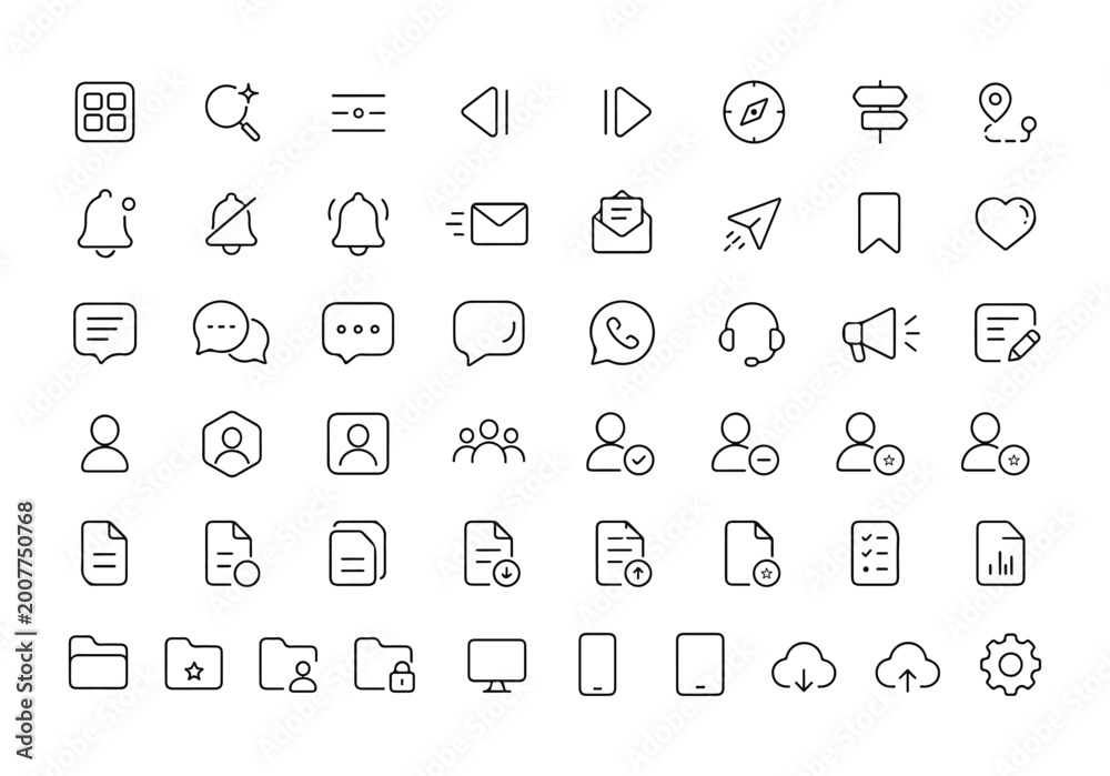 Fototapeta premium web icons set