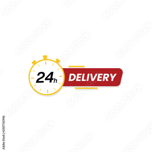 Photography 24 Hour Delivery Service Icon