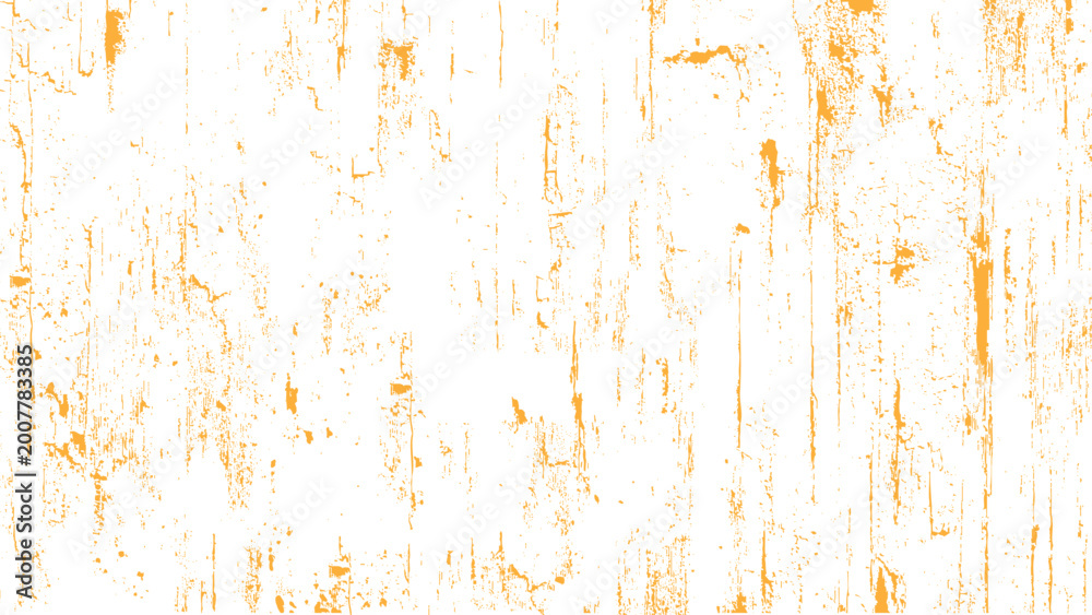 Fototapeta premium Orange and white grunge texture with streaks and splatters pattern