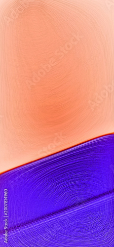 Soft orange and peach fluid wave background with warm gradient