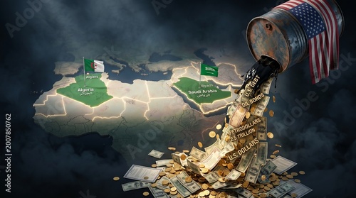 The Petrodollar Economy: A Visualization of Global Influence and Wealth Flow