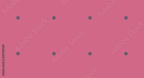 Canvas-taulu Dots arranged in a structured grid pattern appear on a solid pink background to create a clean and balanced graphic element for use in minimalist design projects or digital content presentations