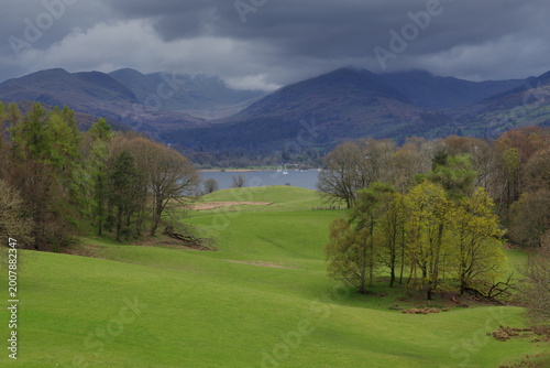 Windemere Lake in Ambleside Cumbria