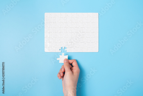 Conceptual Image of a Mismatched Puzzle Piece and Incompatibility