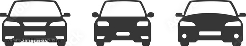 Auto, car symbol. Auto Parking Road Sign. Vector