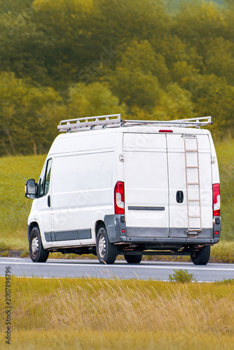 Utility work van for home service jobs