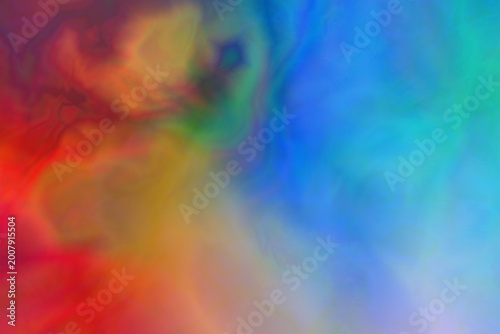 Photos Abstract colorful gradient swirls isolated on transparent background, illustrati