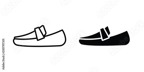 Fotografija Loafer icon set. Vector eps10