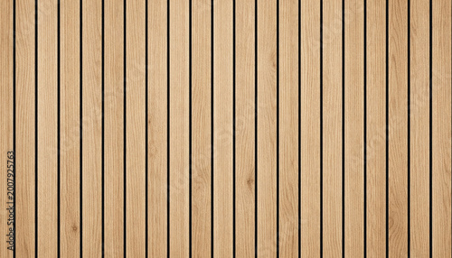 Fotografía Wooden slats background texture closeup.