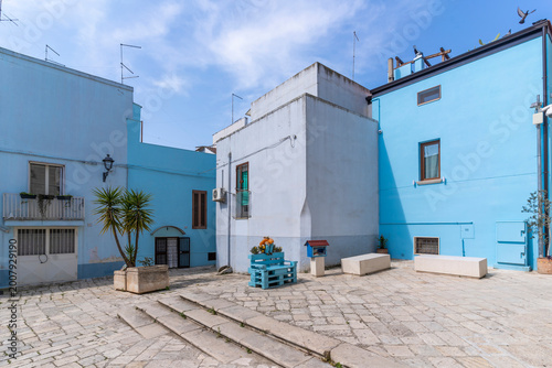 Schilderij op canvas The Casamassima Town street view in Puglia Region of Italy