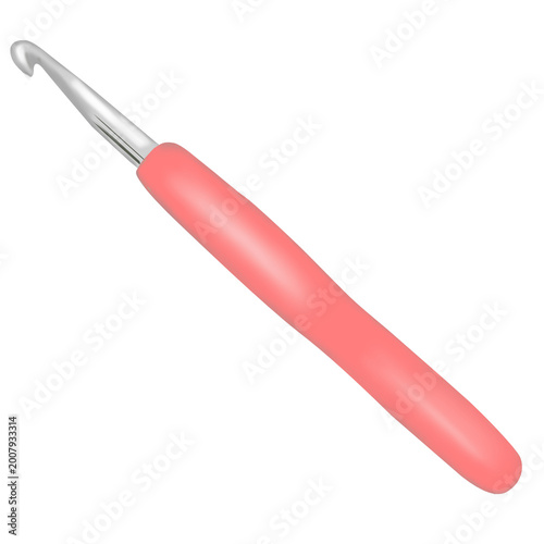  Crochet hook isolated on transparent background