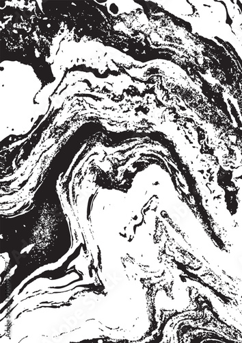 Black and White Grunge Texture Distressed Overlay Background