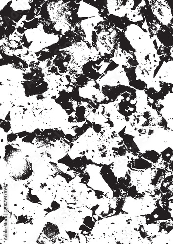 Black and White Grunge Texture Distressed Overlay Background