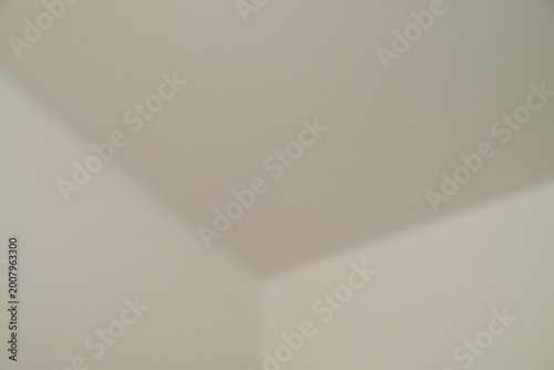 White Wall Background With Natural Shadow Flow, Minimal Interior Texture