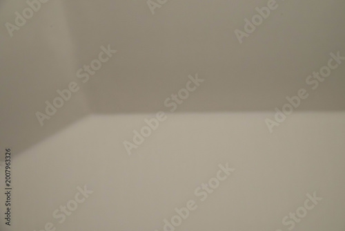 Light Interior Wall With Soft Shadow Lines, Minimal Composition