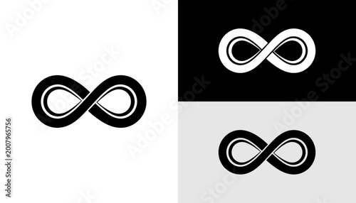 Tableau sur toile Infinity Symbol in Different Colors.