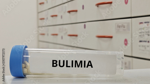 BULIMIA treatment tablets used to manage binge purge cycles and stabilize mood