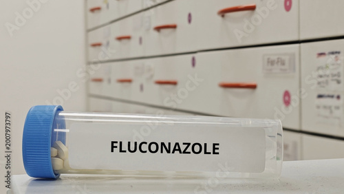 Photos FLUCONAZOLE tablets for treat fungal infections an antifungal agent