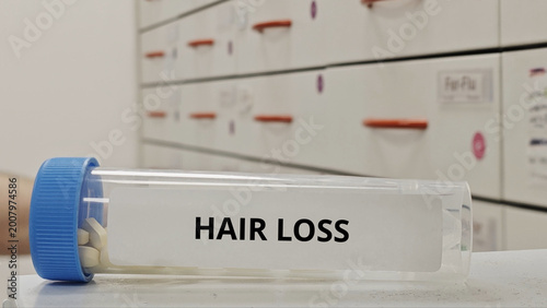 Konstfotografi HAIR LOSS treatment tablets for reduce shedding and support hair regrowth