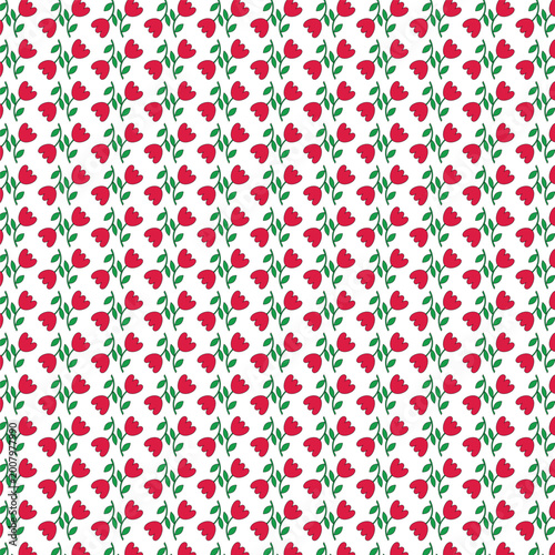 Tulip swatch with black stroke, example 2000*2000px. 