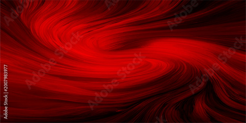 Obraz na płótnie A mesmerizing display of swirling energy, a vibrant abstract, in a bold hue of passionate red
